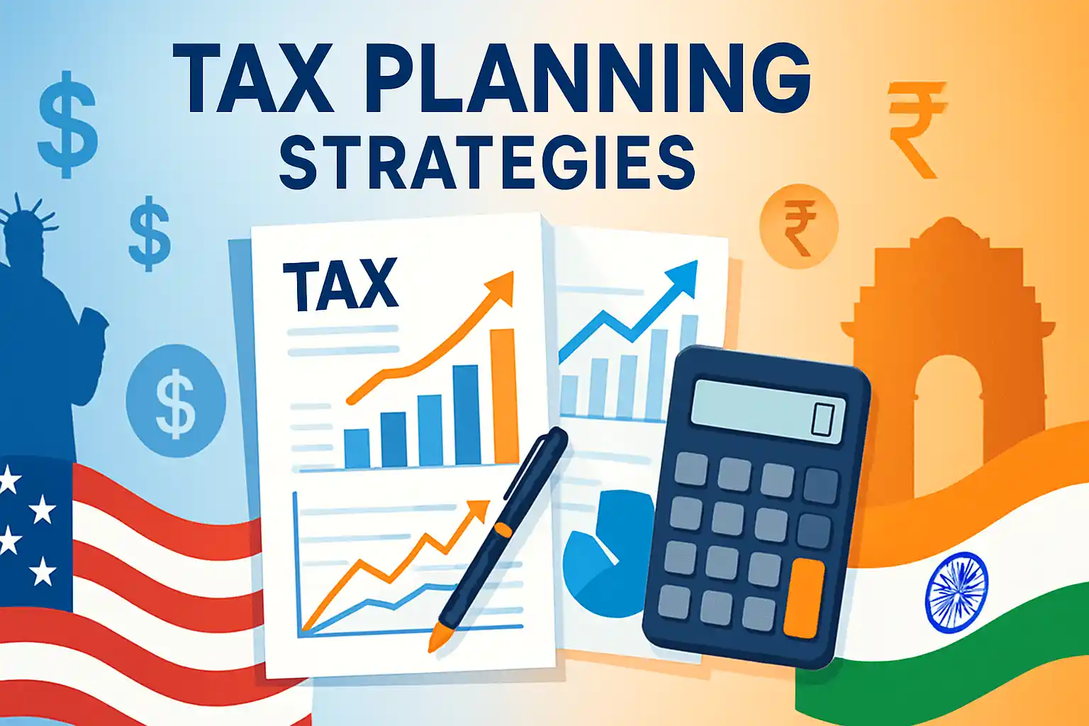 Tax Planning Strategies 2025 - USA vs India Comparison